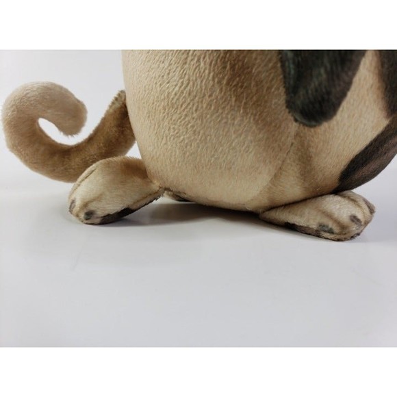 Pug Dog Fur Balls Plush Collectible Realistic Soft Toy Collectible 2016 - Picture 6 of 12